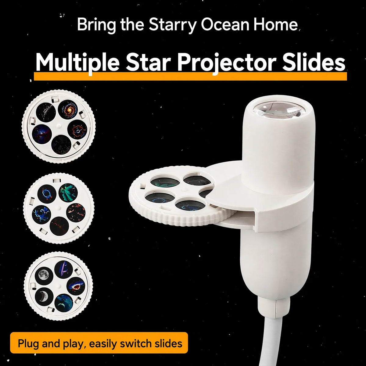 USB Galaxy Star Projector